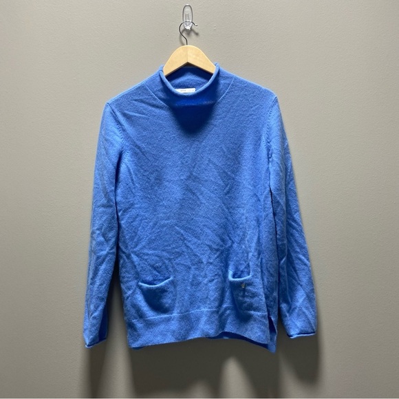 Brax Feel Good Blue Pure Cashmere Sweater - Picture 1 of 8